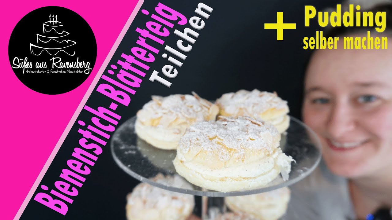 Nur 20 Minuten! Bienenstich-Blätterteig-Teilchen selber machen 🥰