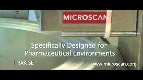 Microscan I-PAK SE Engineered Solution for Pharmaceutical Applications