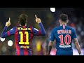 Neymar barcelona vs neymar psg  magic in the air