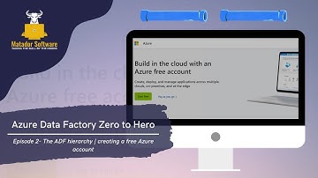 Azure Data Factory Zero to Hero | Episode 2: The ADF Hierarchy & Creating a Free Azure Account