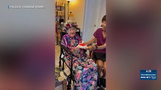 Milestone birthday celebration held for regular senior day care participant