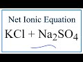 Net Ionic Equations and Reactions