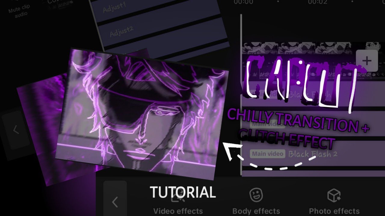 Chilly Transition + Glitch Effect On CapCut | Amv Tutorial - YouTube
