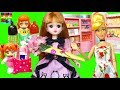 リカちゃん❤️パパと一緒にプリンセスのお店でお買い物をするよ！バービーのおんがくがなるおはなやさん  プリキュアアラモード  ミサキちゃん 人形 アニメ おもちゃ おもちゅーぶ