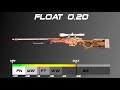 Csgo awp  desert hydra  skin wearfloat