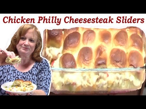 CHICKEN PHILLY CHEESESTEAK SLIDERS
