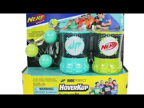 Nerf Sports Dude Perfect HoverKup Game Review - YouTube