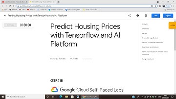 Qwiklabs   Predict Housing Prices with Tensorflow and AI Platform