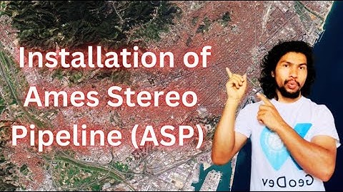 installation of Ames Stereo Pipeline in Windows #part2 | GeoDev