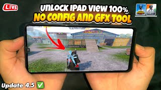 How To Get iPad View in Pubg 4.5 Update 🔥100% Working Trick ✅ All Device Working...
