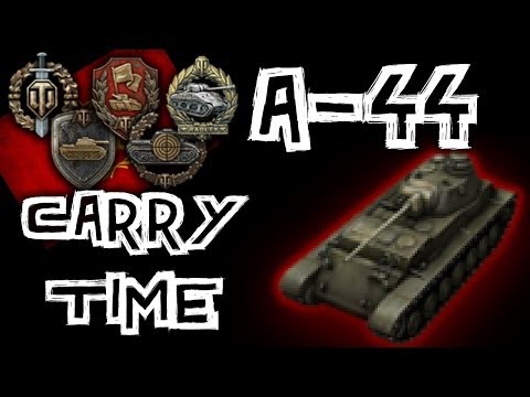 видео: World of Tanks || A-44 Carry Time