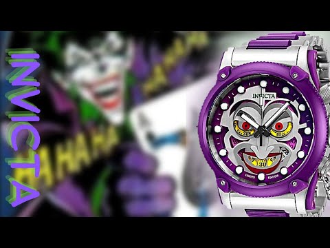Invicta Recruited The Joker To Play  A Villain On Model 34293