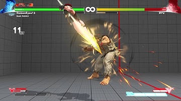 STREET FIGHTER V Cammy V-Trigger into Super Combo