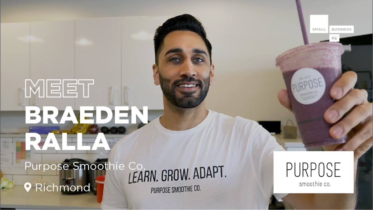 Purpose Smoothie Co. - Small Business BC Awards Finalist - Best Youth Entrepreneur