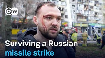 Thumbnail for Kyiv residents tell DW how they survived Russian a missile strike on their home | DW News