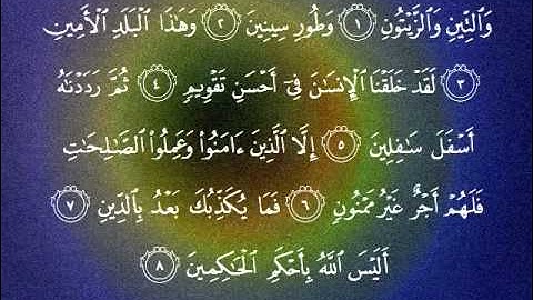 095 سورة التين  بصوت الشيخ فارس عباد.wmv