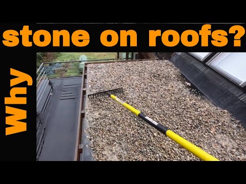 What is the stone for on a flat roof?  What kind of protection should you use for EPDM, TPO or Torch