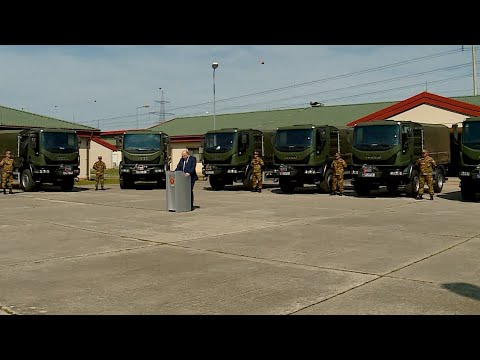 სასაზღვრო პოლიციას მიგრაციის საერთაშორისო ორგანიზაციამ   სატვირთო ავტომობილები გადასცა