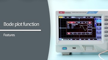 UNI-T MSO2000 Series Digital Phosphor Oscilloscopes - Bode Plot Function