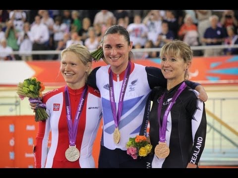 Cycling Track - Women's Individual C5 Pursuit - Victory Ceremony -
London 2012 Paralympic Games