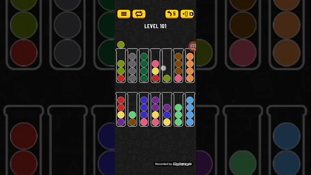 Ball Sort Puzzle Level 101 Walkthrough