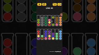 Ball Sort Puzzle Level 101 Walkthrough
