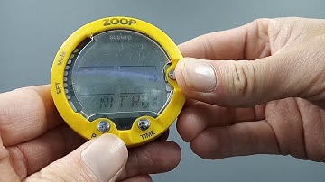 Suunto Zoop Computer (old model) - Nitrox Settings