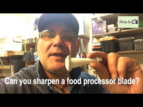 Can you sharpen food processor blades