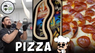 PIZZA REVIEW | Creekside Kitchen at 9 Mile Brewing Bloomington | Goat Cheese & Hot Honey on pizza?