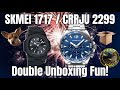 SKMEI 1717 CRRJU 2299 Watch Double Unboxing Fun