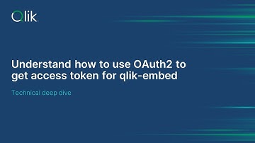 Qlik OAuth M2M authentication - deep dive