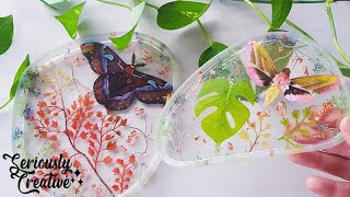 Watch Me Resin #86 | Large Moth Trays | Faux Paper Moths | Seriously Creative