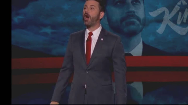 Jimmy Kimmel Discusses His Run For Vice President