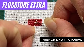 FLOSSTUBE EXTRA 1 - French Knot Tutorial