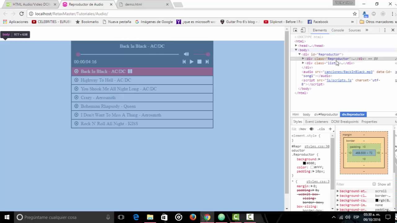 Como hacer un reproductor de Audio Personalizado con HTML, CSS y Js ...