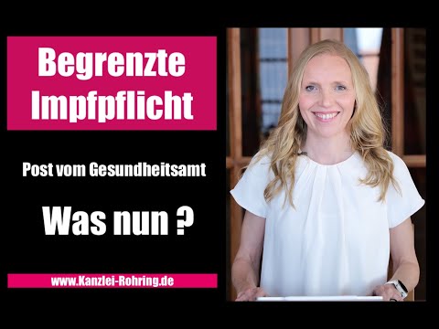 Einrichtungsbezogene Impfpflicht : Post vom Gesundheitsamt- Was nun ?