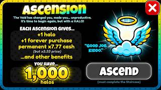 I HIT 1,000 ASCENSIONS IN ROBLOX SELL LEMONS!!!!