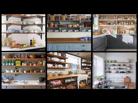 Top 30+ Simple Wooden Open Shelves Kitchen Design Ideas for Budget
