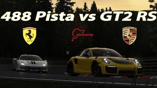 1 lap around nordschleife with the ferrari 488 pista and porsche 911
991.2 gt2 rs. by acr: https://www.facebook.com/groups/403042269883...