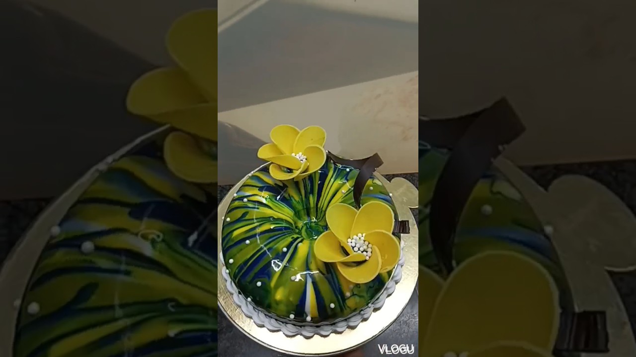 mirror Glaze cake YouTube