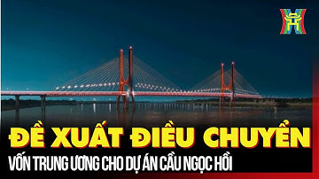 Đề xuất điều chuyển vốn Trung ương cho dự án cầu Ngọc Hồi