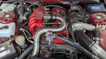 VL turbo run in tune DYNO run. RB30 Powered by Haltech