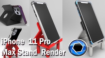 Best Keyshot Tutorials | iPhone 11 Pro Max Phone Stand render version 2 | Keyshot render