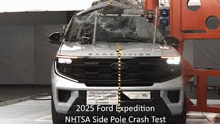 2025-2026 Ford Expedition Lincoln Navigator Nhtsa Side Pole Crash Test