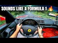 Ferrari F355 Insane F1 Sound! - POV Tunnel Run w/ STRAIGHT PIPES