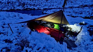 Solo Winter Wild Camp in a Rab Storm Bivvy