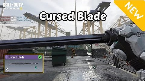 Cursed Blade: Is This The Coolest NEW Melee on Codm?