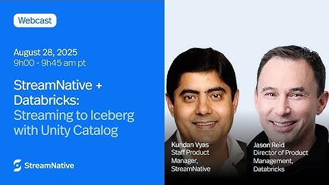 StreamNative + Databricks  Streaming to Iceberg with Unity Catalog