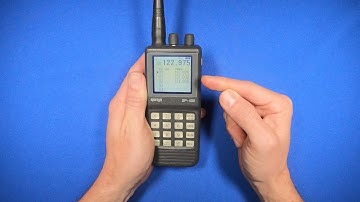 How to scan aviation frequencies with the SP-400 handheld radio