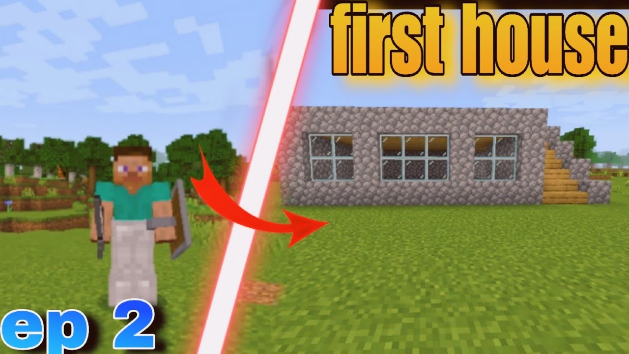 I build my personal house in Minecraft || Minecraft survival series ep ...
